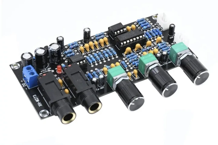 XH-M273 попередній стерео підсилювач з караоке Hi-Fi класу на NE5532+PT2399 12-24В DC реверберація - зображення 2