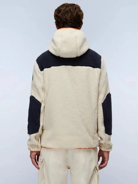 Kurtka przejściowa męska z kapturem Napapijri NP0A4GNSMM91 XL Mleczna - obraz 2