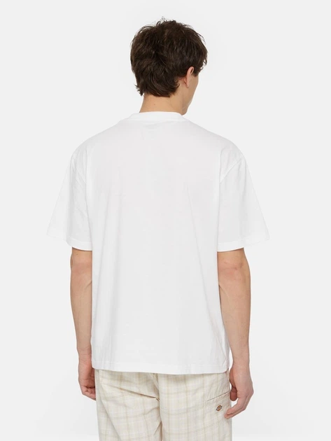 Футболка довга бавовняна чоловіча Dickies DK0A4YR8WHX1 M Біла (800070321205) - зображення 2