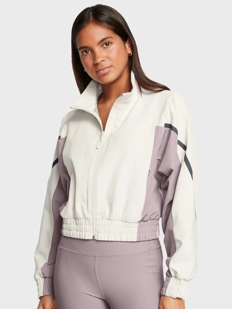 Спортивна вітровка жіноча Under Armour 77-1386479-0110 S Біла (800070331136) - зображення 1