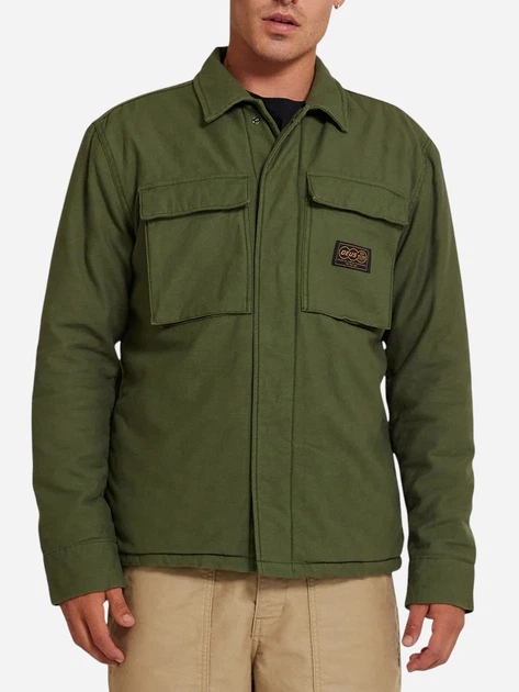 Kurtka przejściowa męska bez kaptura Deus Ex Machina DMF245610-PIN L Zielona - obraz 1