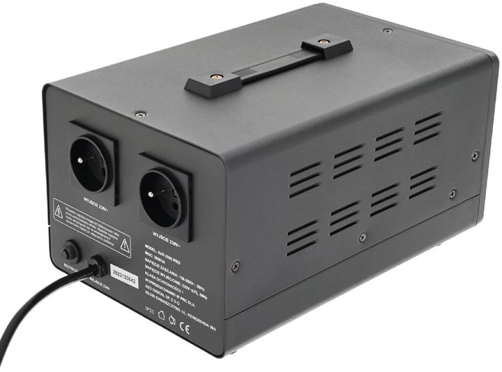 Стабілізатор напруги AZO Digital AVR-2000 PRO 2000VA / 1200W (AZO00D1156) - зображення 4