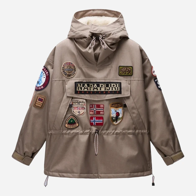 Kurtka anorak męska Napapijri NP0A88VNN1T1 M Beżowa - obraz 1