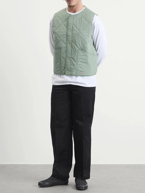 Bezrękawnik męski puchowy Dickies DK0A87O8L191 S Zielony - obraz 3