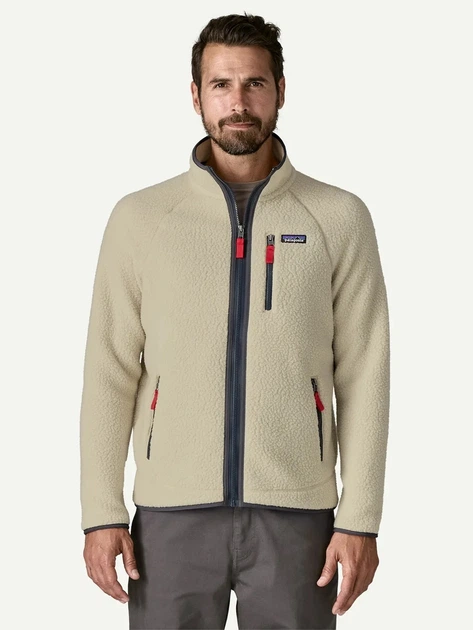 Толстовка Шерпа на флісі на блискавці чоловіча Patagonia 22801-PNSM S Бежева (800070345324) - зображення 1
