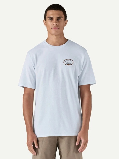 Футболка довга чоловіча Patagonia 37795-WHI M Біла (800070345387) - зображення 1