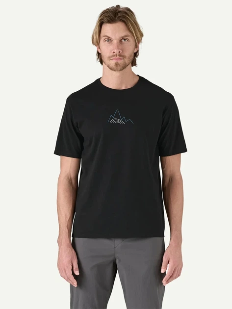 Футболка довга чоловіча Patagonia 37803-BLK XL Чорна (800070345393) - зображення 1