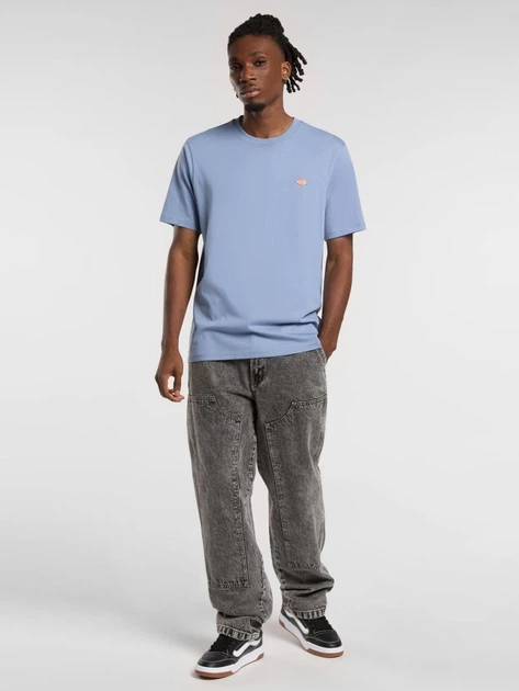 Koszulka męska bawełniana Dickies DK0A4XDBK371 L Jasnoniebieska - obraz 3