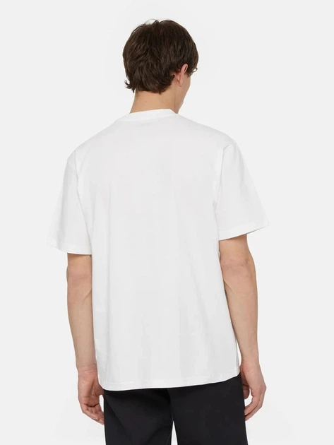 Футболка довга бавовняна чоловіча Dickies DK0A4YR3WHX1 XL Біла (800070321201) - зображення 2