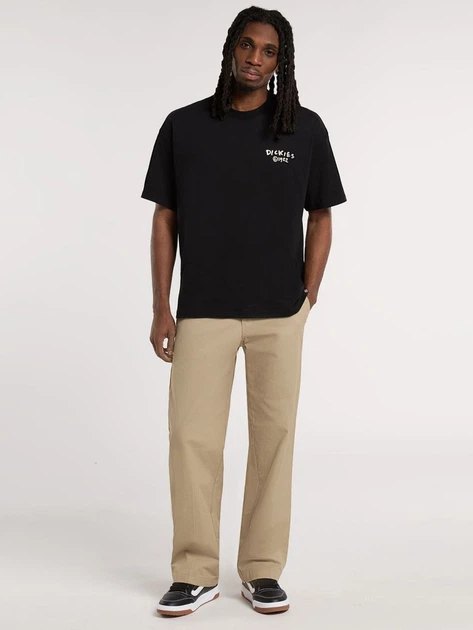 Футболка довга бавовняна чоловіча Dickies DK0A87QOBLK1 XL Чорна (800070348170) - зображення 3