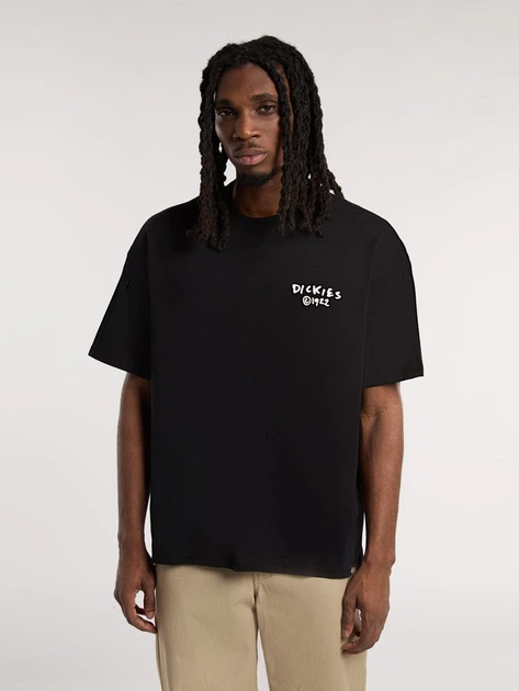 Koszulka męska bawełniana Dickies DK0A87QOBLK1 S Czarna - obraz 1