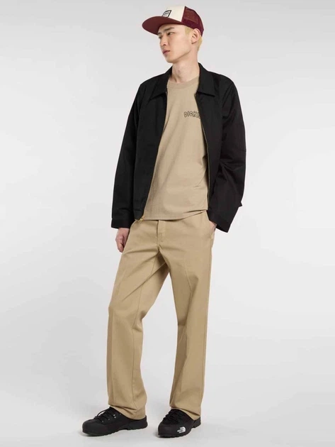 Футболка довга бавовняна чоловіча Dickies DK0A87QT0DS1 L Бежева (800070348178) - зображення 3