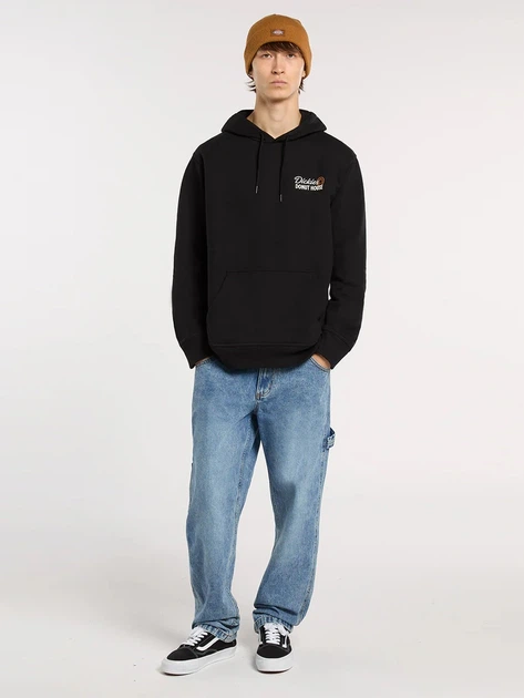 Bluza męska z kapturem kangurka Dickies DK0A88ATBLK1 S Czarna - obraz 3