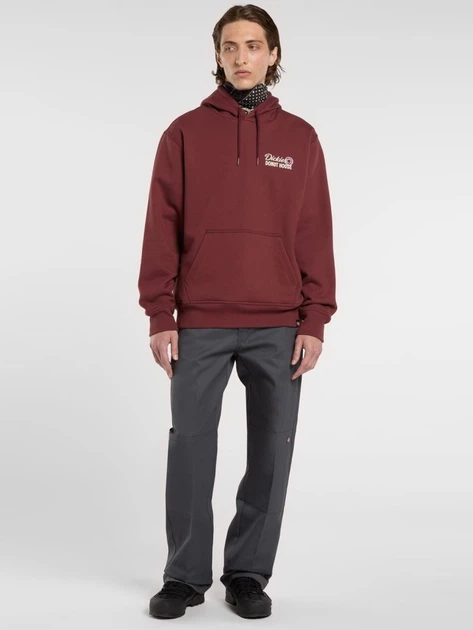 Bluza męska z kapturem kangurka Dickies DK0A88ATL161 XL Czerwona - obraz 3