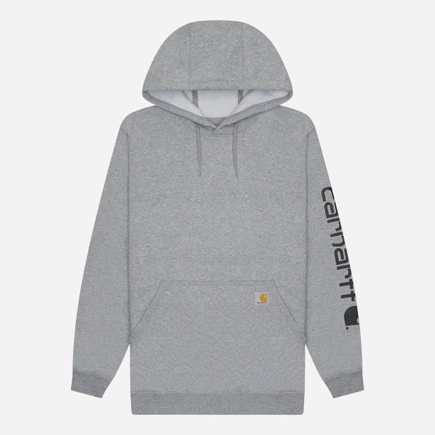 Bluza męska z kapturem kangurka Carhartt K288-E20 L Szara - obraz 3