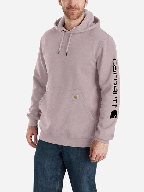 Bluza męska z kapturem kangurka Carhartt K288-V61 XL Jasnoróżowa - obraz 1