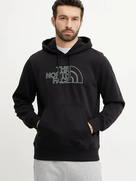 Bluza męska z kapturem kangurka The North Face NF0A8C1BASW1 L Czarna - obraz 1