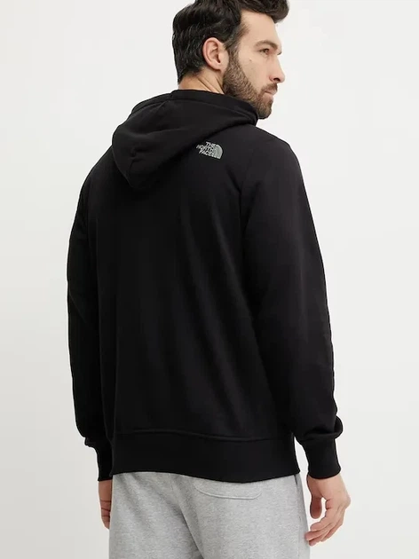 Bluza męska z kapturem kangurka The North Face NF0A8C1BASW1 S Czarna - obraz 2