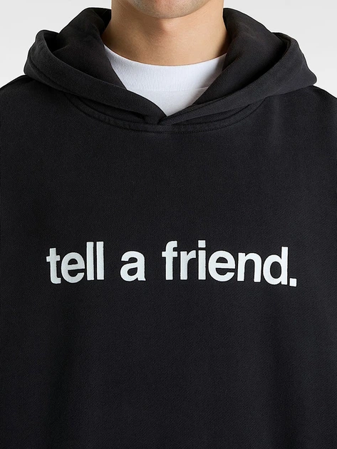 Худі чоловіче Vans VN000NZDBLK1 S Чорне (800070339152) - зображення 4