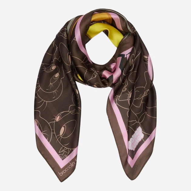 Chustka damska Braccialini LTFR11-XX-818 One Size Brązowa - obraz 1