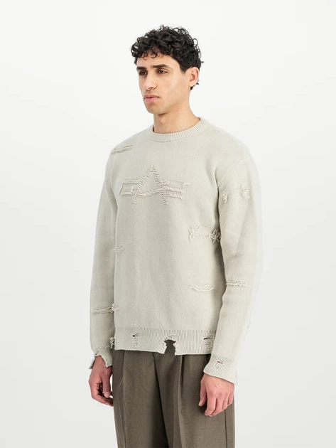 Джемпер чоловічий Alpha Industries 258400627 L Бежевий (800070348716) - зображення 1