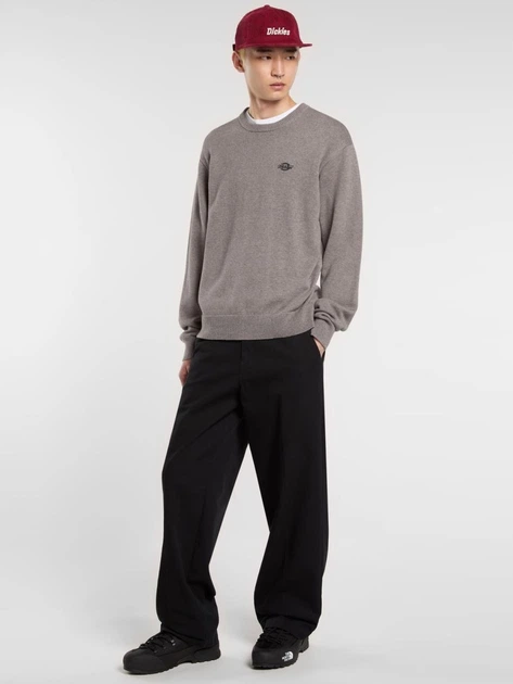 Sweter męski cienki Dickies DK0A87OPK631 XL Szary - obraz 3