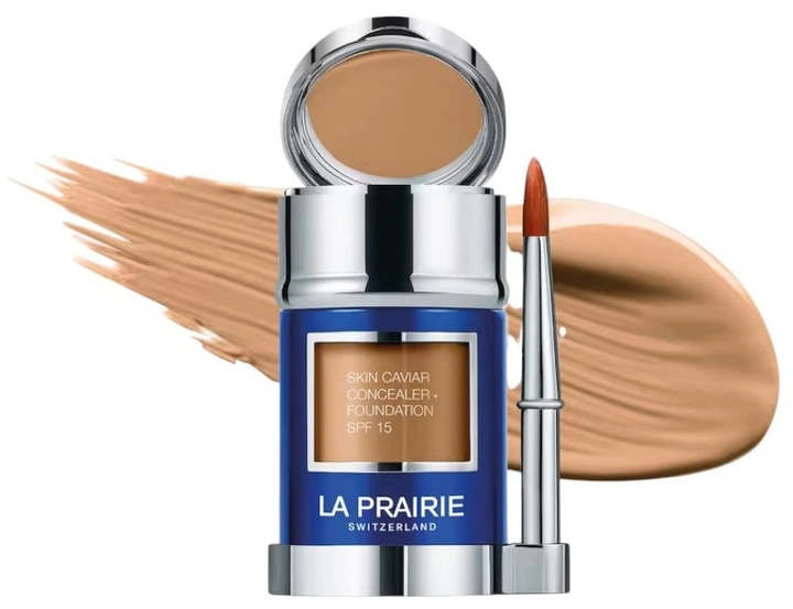 Тональний крем для обличчя La Prairie Skin Caviar SPF15 NW40 Almond Beige 30 мл (7611773082235) - зображення 2