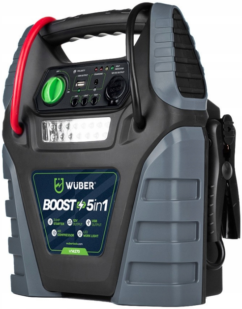 Пусковое устройство (Бустер) c компрессором 5в1 12V 20Ач Wuber - изображение 4