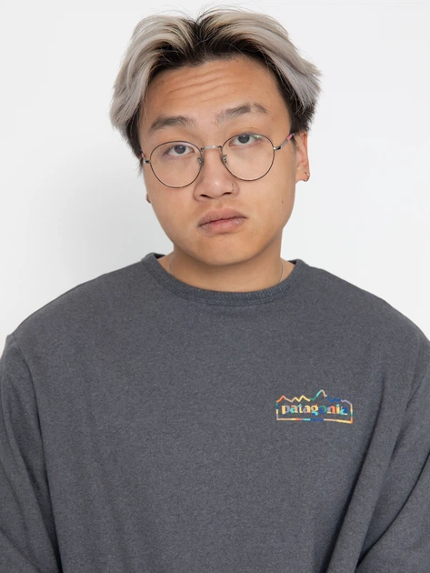 Лонгслів чоловічий Patagonia 39687-INBK M Сірий (800070317690) - зображення 4