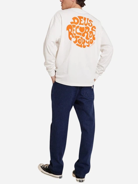 Longsleeve męski Deus Ex Machina DMF241767-VWH XL Biały - obraz 5