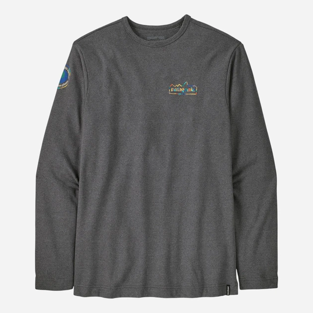Лонгслів чоловічий Patagonia 39687-INBK L Сірий (800070317689) - зображення 5