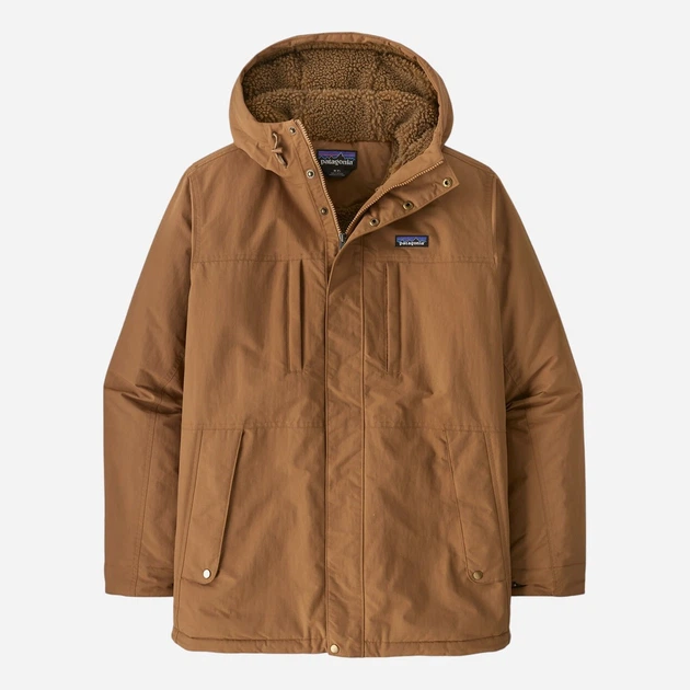 Kurtka parka męska z kapturem Patagonia 27023-DRBN S Brązowa - obraz 3