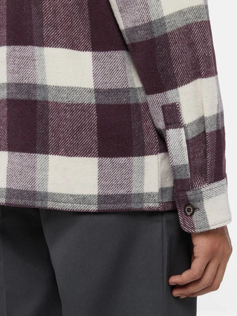 Koszula męska w kratę Dickies DK0A4XZZJ561 M Śliwkowa - obraz 4