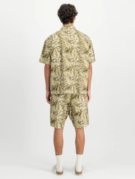 Сорочка бавовняна літня чоловіча Alpha Industries X156139-743 M Зелена (800070340466) - зображення 4