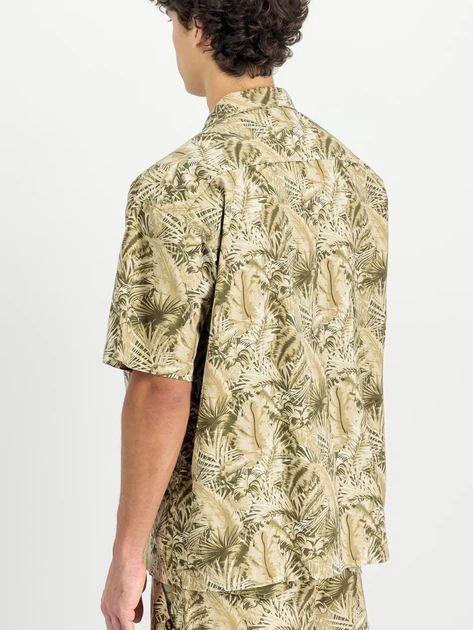 Koszula męska bawełniana Alpha Industries X156139-743 XL Zielona - obraz 2