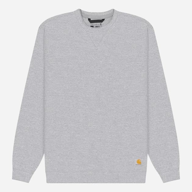 Світшот чоловічий Carhartt K124-HGY S Сірий (800070333261) - зображення 3