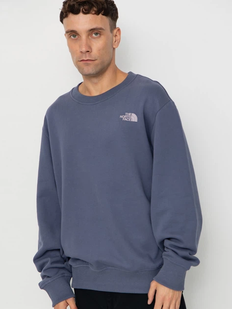 Bluza bez kaptura męska oversize The North Face NF0A8EU5BTR1 M Niebieska - obraz 1