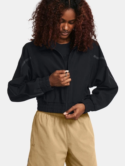 Спортивна вітровка жіноча Under Armour 77-1386479-0001 M Чорна (800070331131) - зображення 3