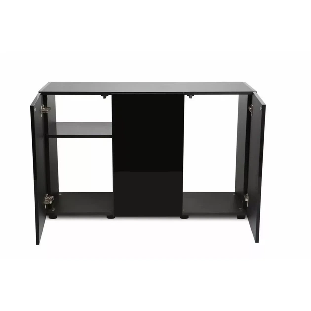 Szafka do akwarium AQUAEL 112934 Błyszcząca z drzwiami 120 x 40 x 72 cm czarna (5905546143783) - obraz 2