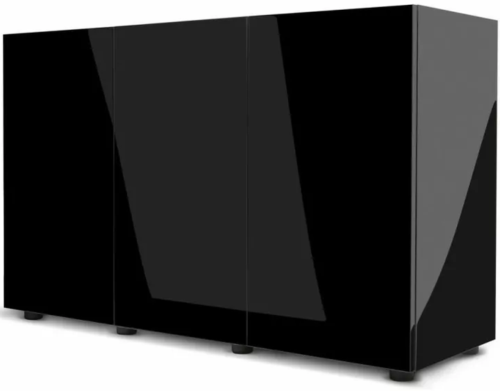Szafka do akwarium AQUAEL 113631 Błyszcząca z drzwiami 150 x 40 x 72 cm czarna (5905546195171) - obraz 1