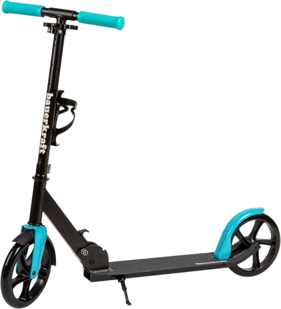 Hulajnoga miejska Bauerkraft dla dzieci i młodzieży składana z uchwytem na bidon G-121 (5904265071216) - obraz 1