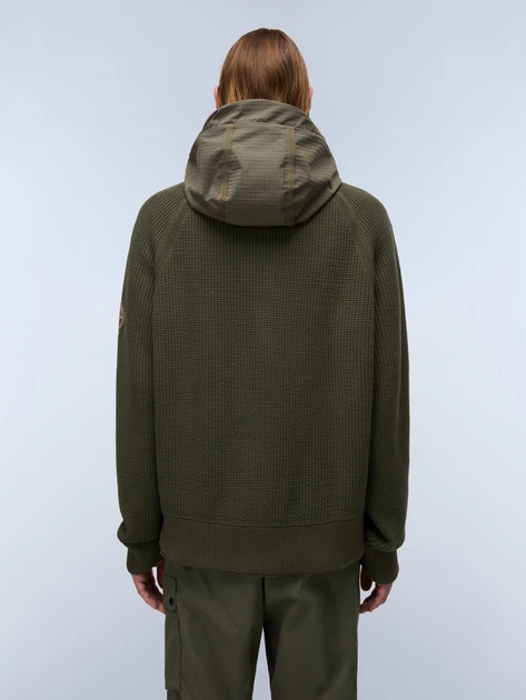 Kurtka przejściowa męska z kapturem Napapijri NP0A88SIG0A1 M Zielona - obraz 2