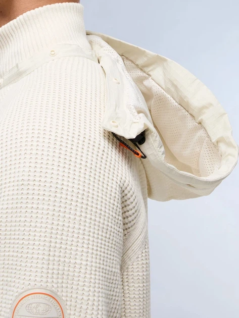 Kurtka przejściowa męska z kapturem Napapijri NP0A88SIN1J1 L Mleczna - obraz 4