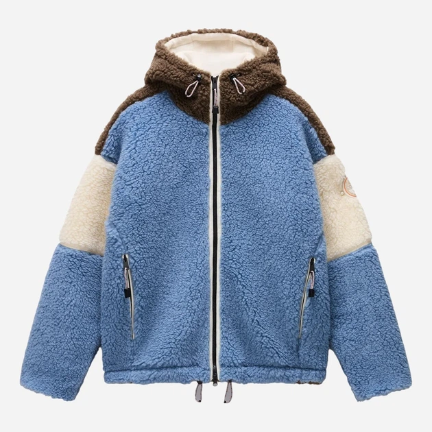 Kurtka przejściowa męska z kapturem Napapijri NP0A88YIMQS1 M Niebieska - obraz 4