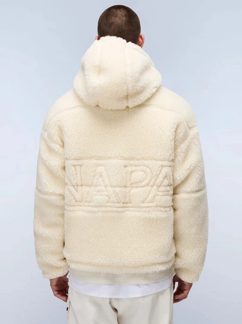 Kurtka przejściowa męska z kapturem Napapijri NP0A88YIN1J1 S Beżowa - obraz 2