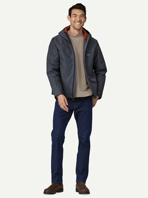 Куртка демісезонна з капюшоном чоловіча Patagonia 26490-SMDB L Темно-синя (800070345368) - зображення 3