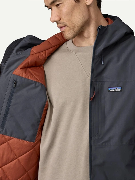 Куртка демісезонна з капюшоном чоловіча Patagonia 26490-SMDB L Темно-синя (800070345368) - зображення 5