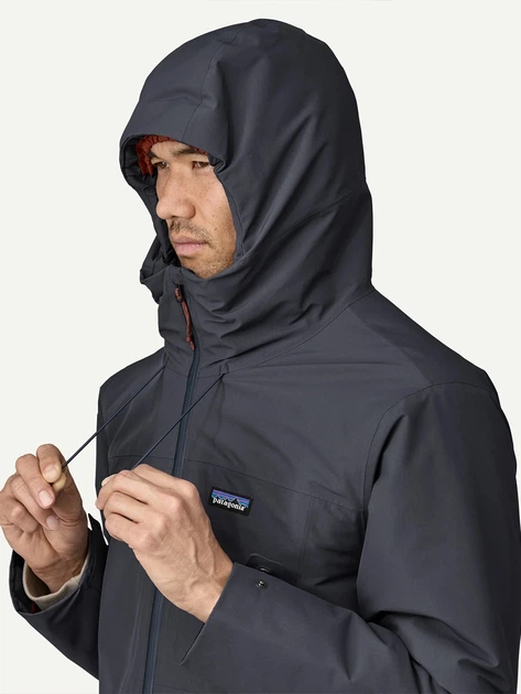 Куртка демісезонна з капюшоном чоловіча Patagonia 26490-SMDB L Темно-синя (800070345368) - зображення 6
