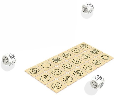 Gra planszowa Aleksander Srebrny Kostki z piktogramami (5906018028768) - obraz 2
