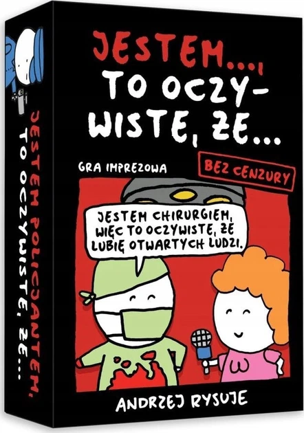 Gra planszowa MDR Jestem… to oczywiste, że... bez cenzury (5905669227810) - obraz 1
